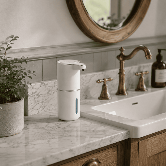 Automatic Liquid/Foma Soap Dispenser, Touchless Electric Dispenser, USB Rechargeable with Infrared Sensor for Bathroom,Kitchen
