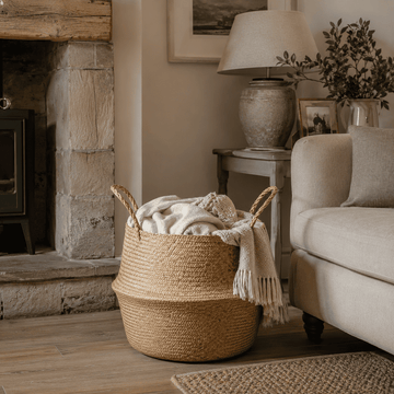 Multifunctional Rattan Wicker Basket